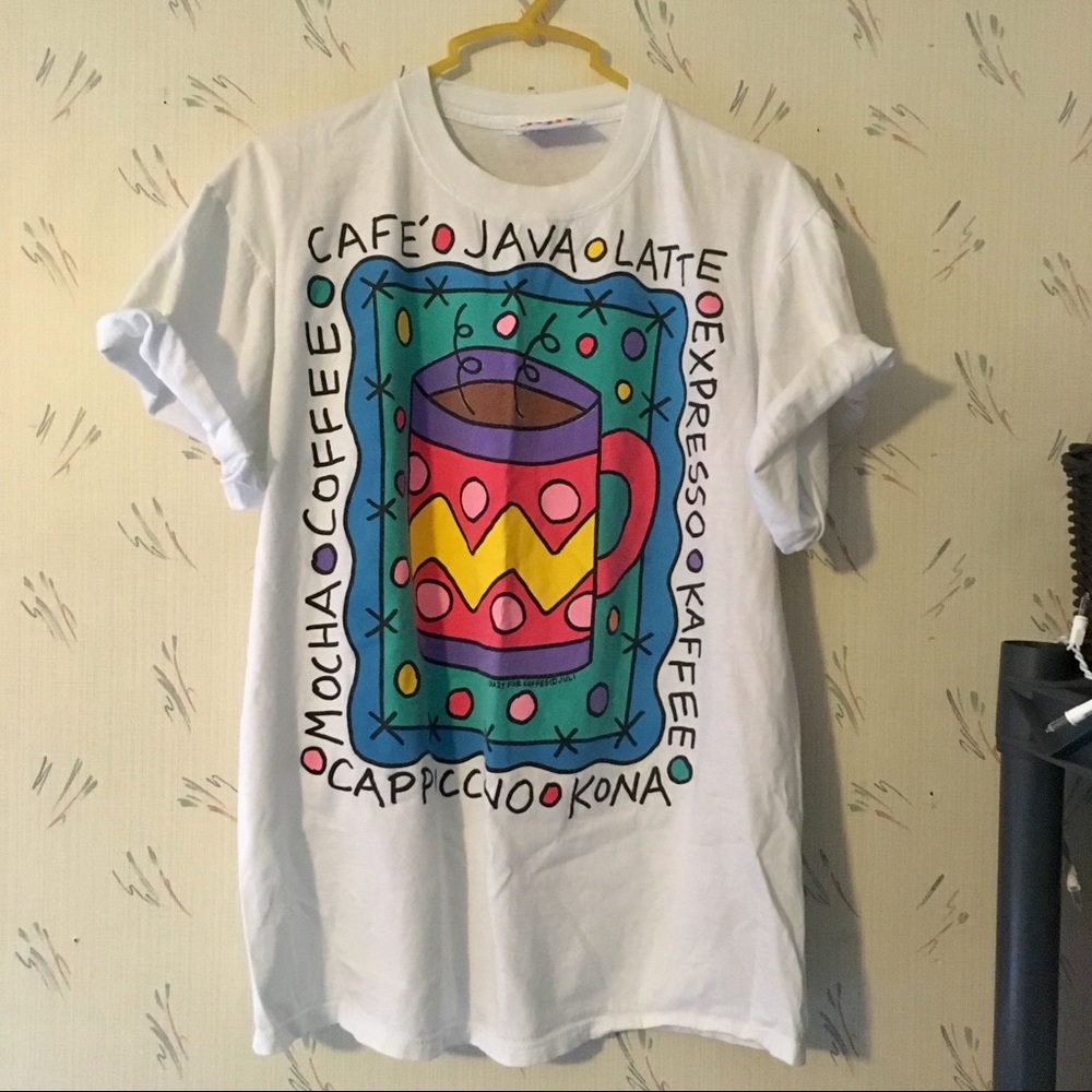Vintage// coffee lovers tee